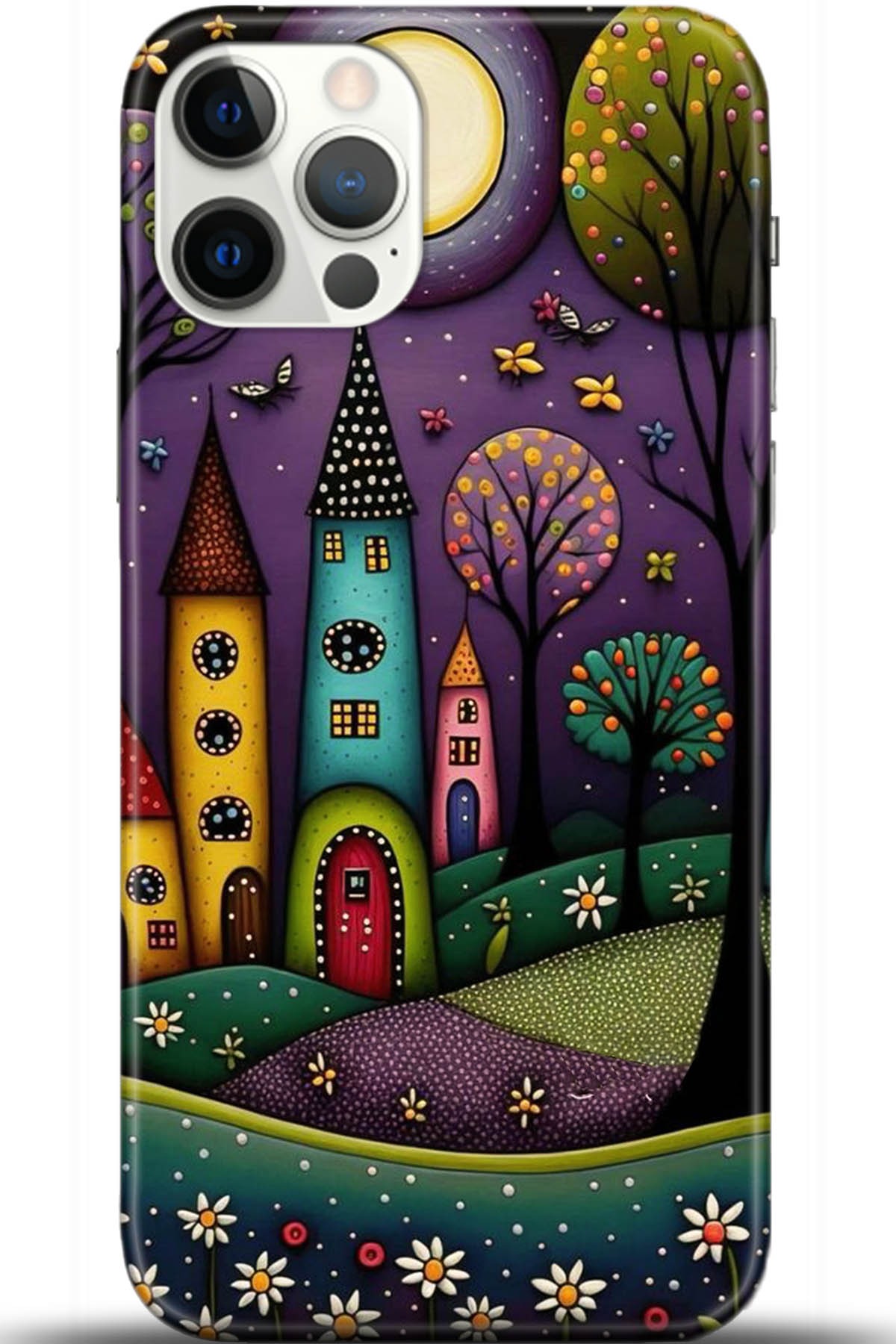 Apple iPhone 12 Pro 6.1inç Kılıf HD Baskılı Kılıf - Followed Institution 5704