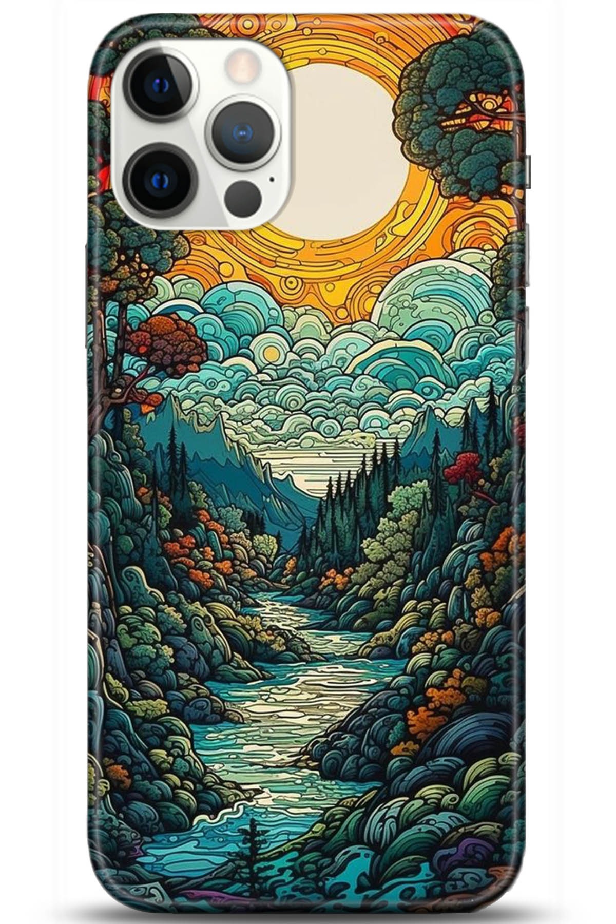 Apple iPhone 12 Pro 6.1inç Uyumlu Kılıf HD Baskılı Kılıf - Followed Institution 5198