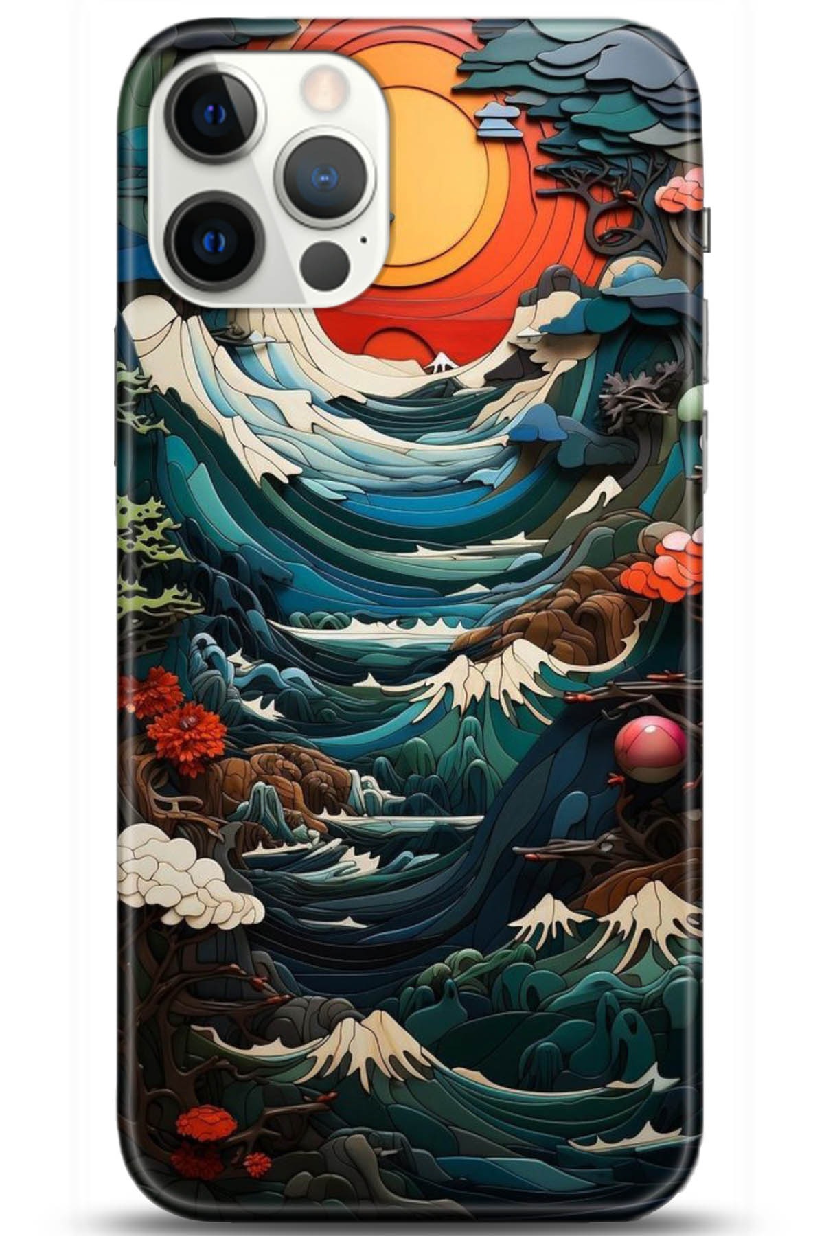 Apple iPhone 12 Pro Max 6.7inç Kılıf HD Baskılı Kılıf - Followed Institution 5009