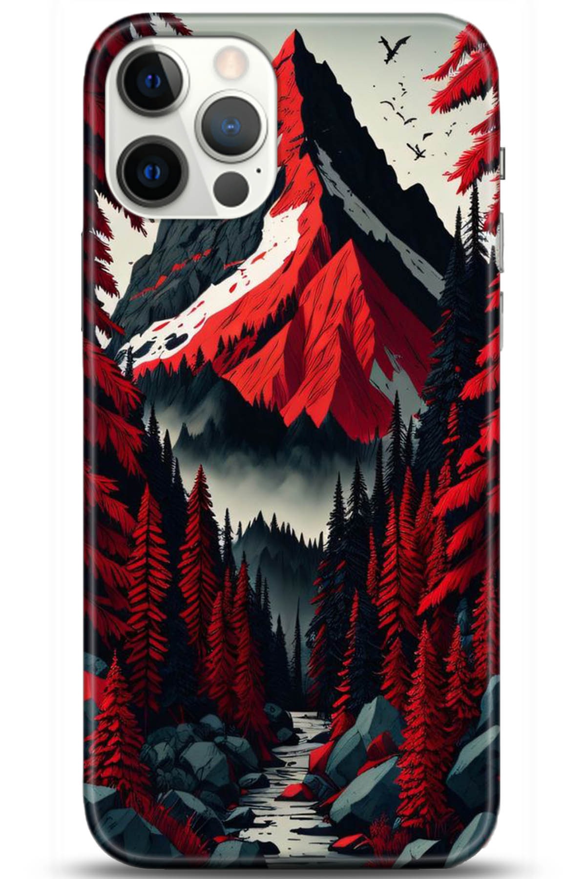 Apple iPhone 12 Pro Max 6.7inç Kılıf HD Baskılı Kılıf - Followed Institution 5196