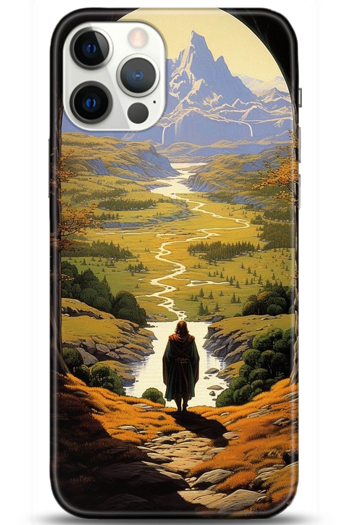 Apple iPhone 12 Pro Max 6.7inç Kılıf HD Baskılı Kılıf - Followed Institution 5263