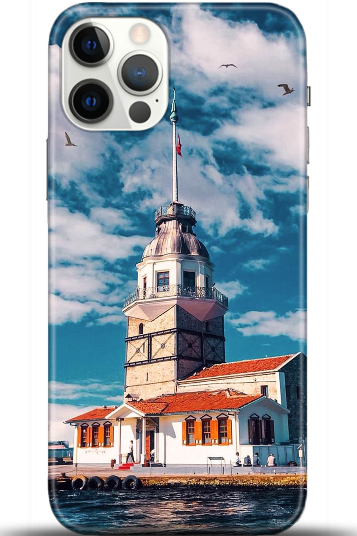 Apple iPhone 12 Pro Max 6.7inç Kılıf HD Baskılı Kılıf - Followed Institution 5547