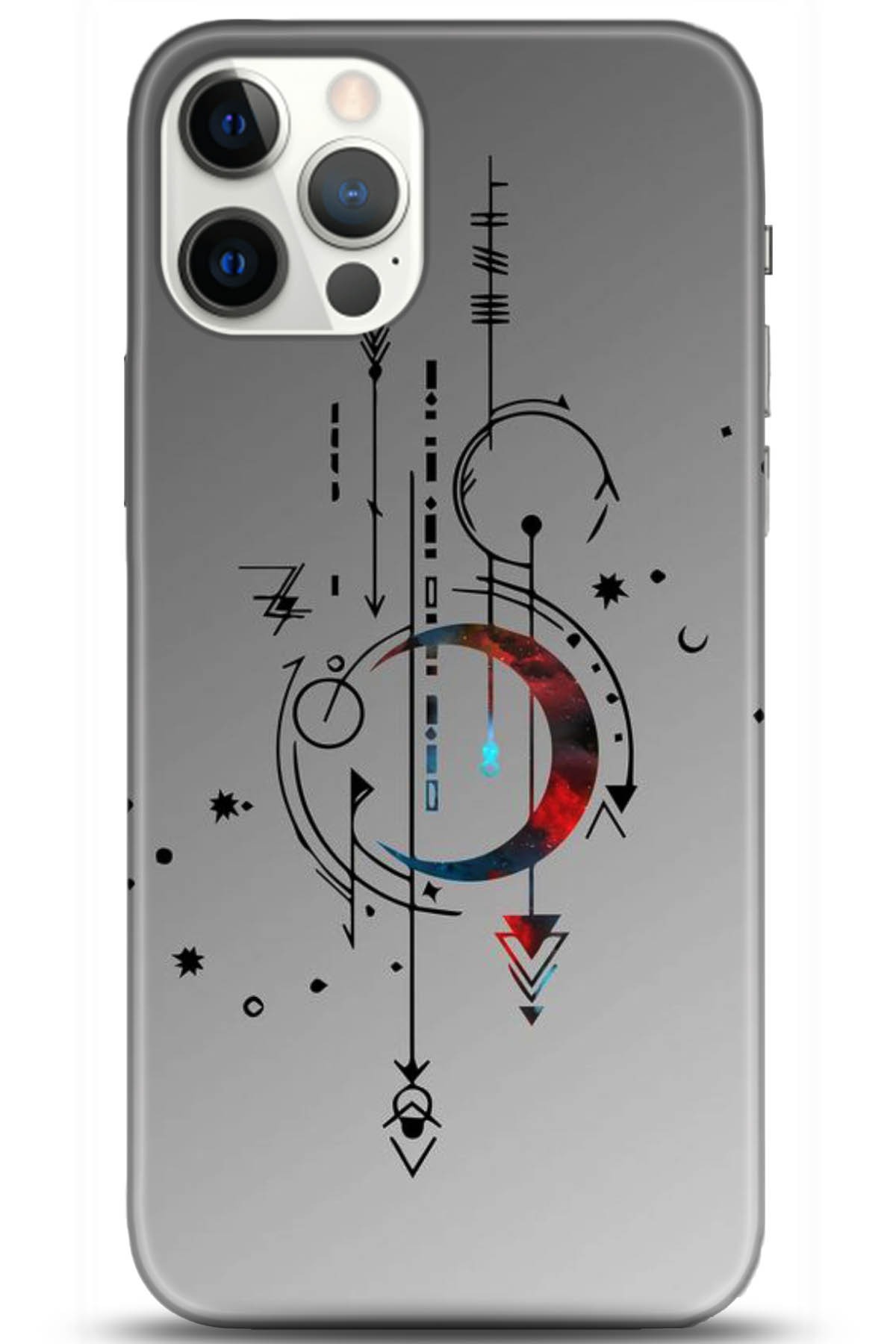 Apple iPhone 12 Pro Max 6.7inç Uyumlu Kılıf HD Baskılı Kılıf - Followed Institution 5182