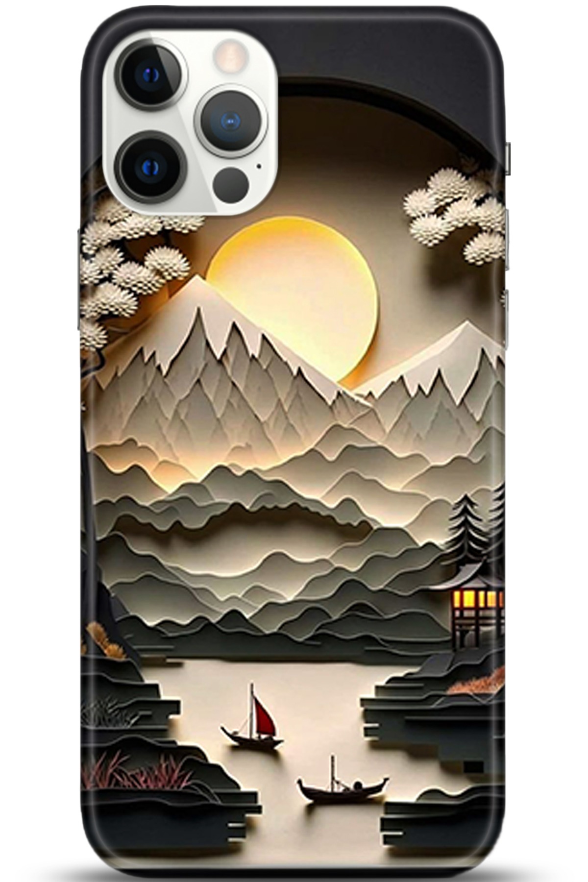 Apple iPhone 12 Pro Max 6.7inç Uyumlu Kılıf HD Baskılı Kılıf - Followed Institution 5354