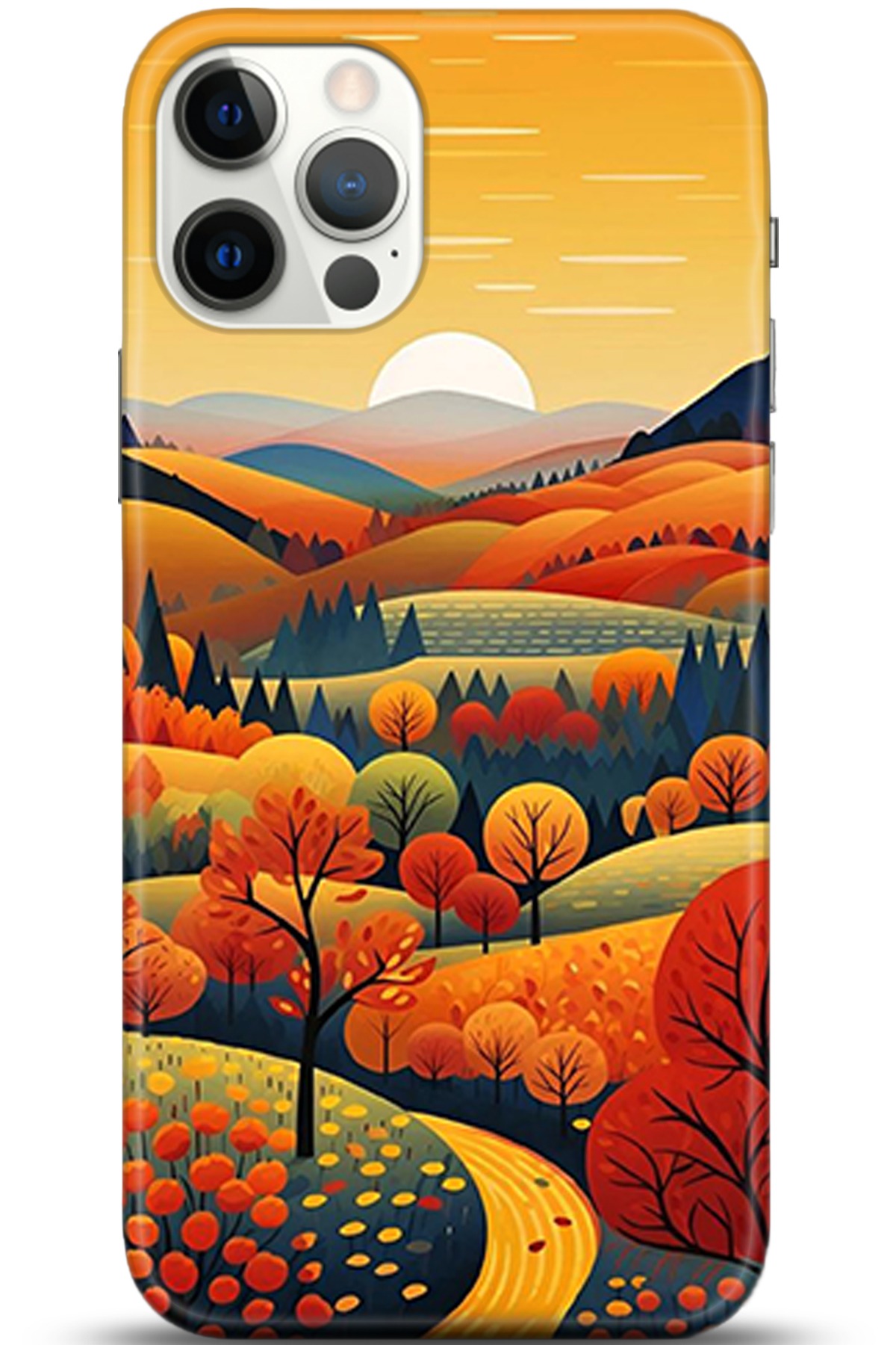 Apple iPhone 12 Pro Max 6.7inç Uyumlu Kılıf HD Baskılı Kılıf - Followed Institution 5356