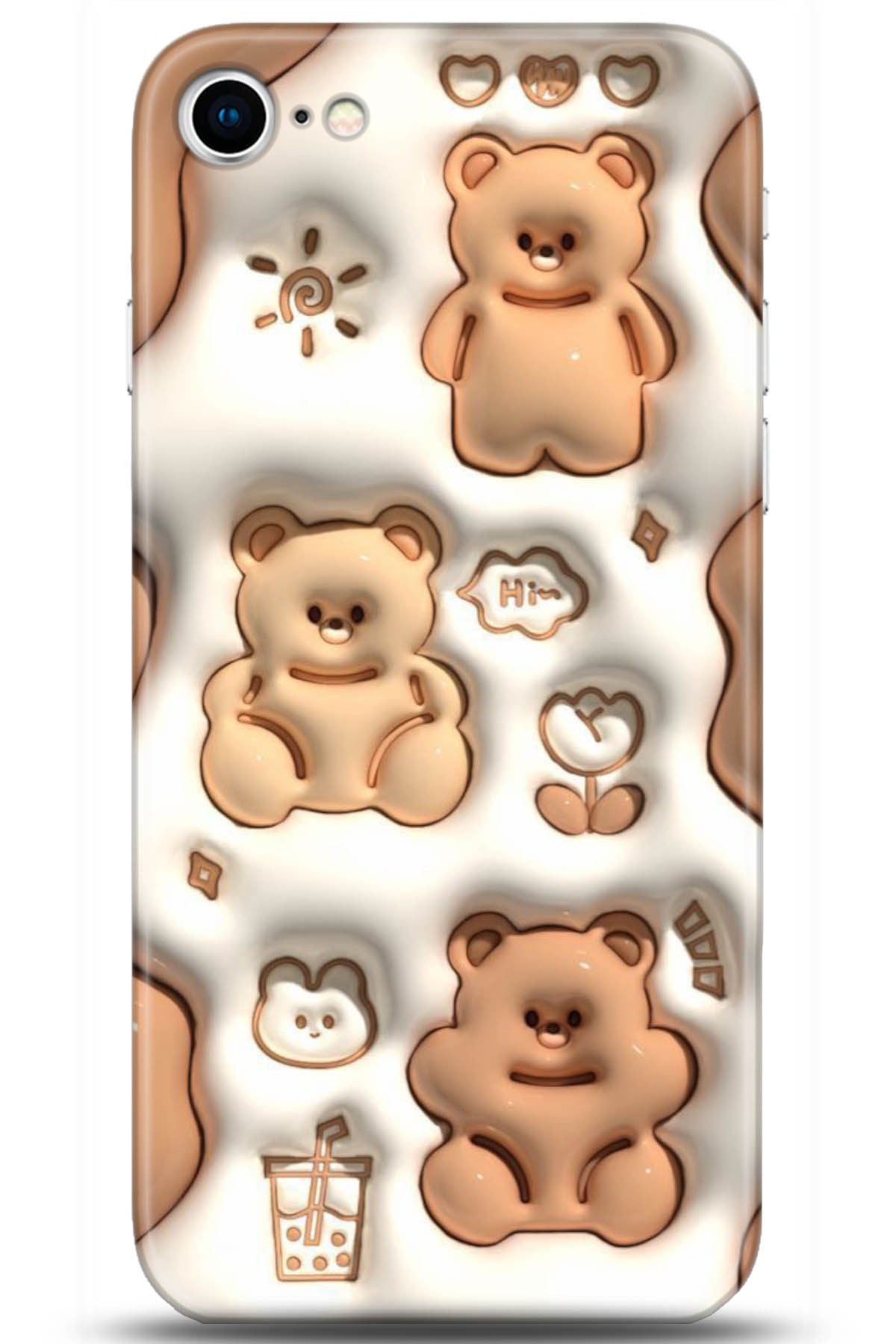 Apple iPhone SE 2 (2020) Uyumlu Kılıf HD Baskılı Kılıf - Followed Institution 5047