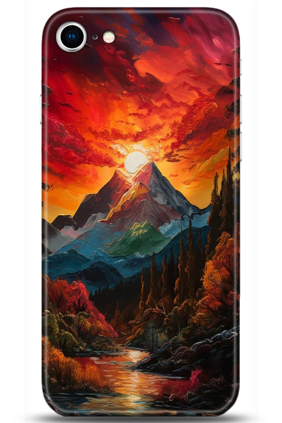 Apple iPhone SE 2 (2020) Uyumlu Kılıf HD Baskılı Kılıf - Followed Institution 5224