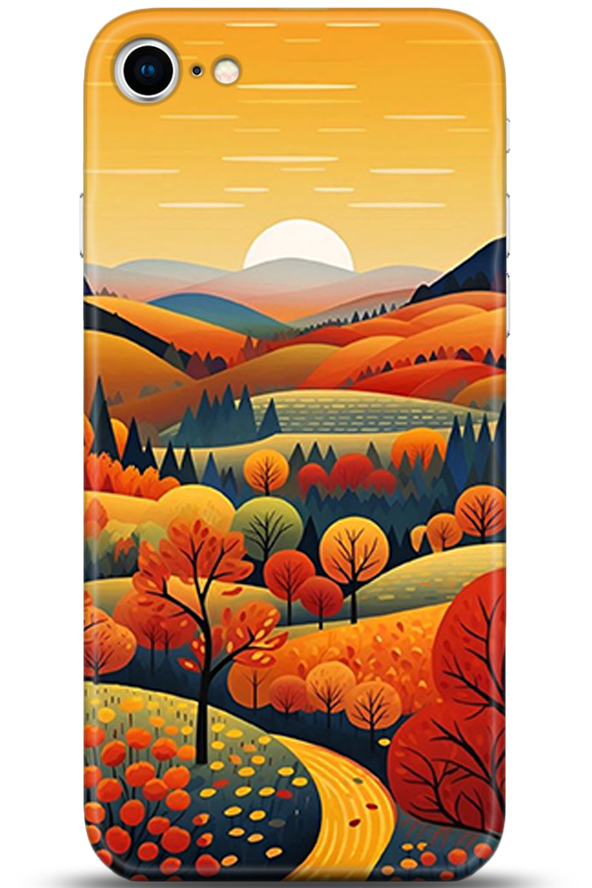 Apple iPhone SE 2 (2020) Uyumlu Kılıf HD Baskılı Kılıf - Followed Institution 5356