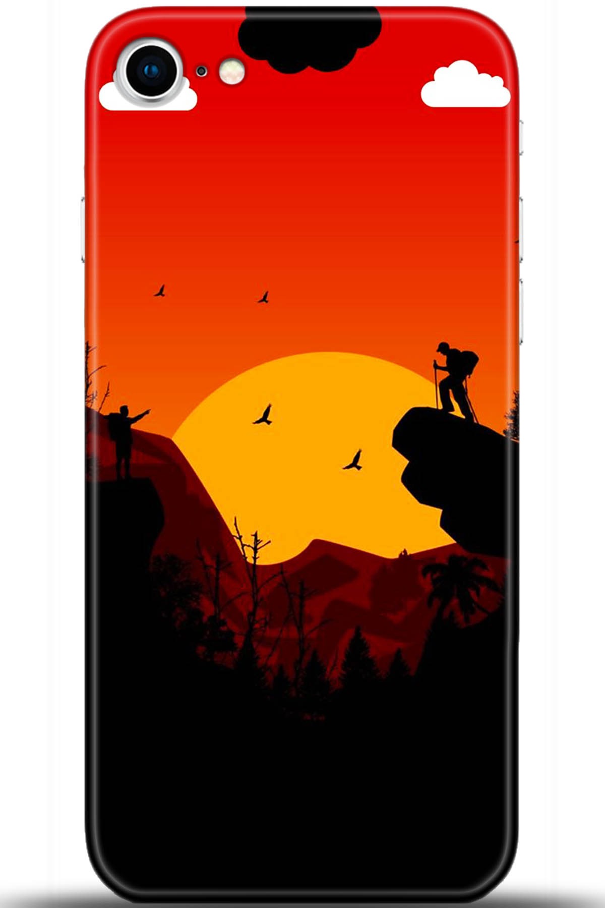 Apple iPhone SE 2 (2020) Uyumlu Kılıf HD Baskılı Kılıf - Followed Institution 5407