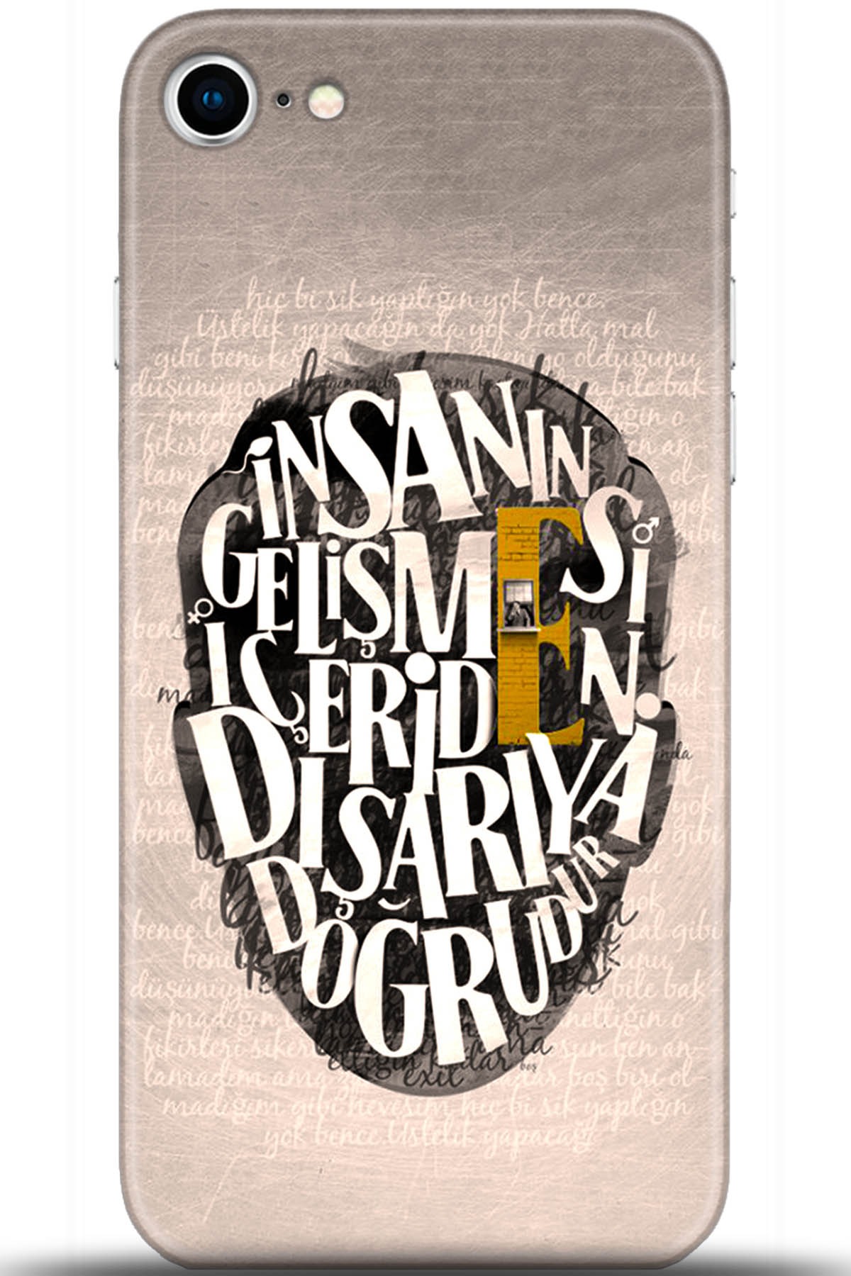 Apple iPhone SE 2 (2020) Uyumlu Kılıf HD Baskılı Kılıf - Followed Institution 5587