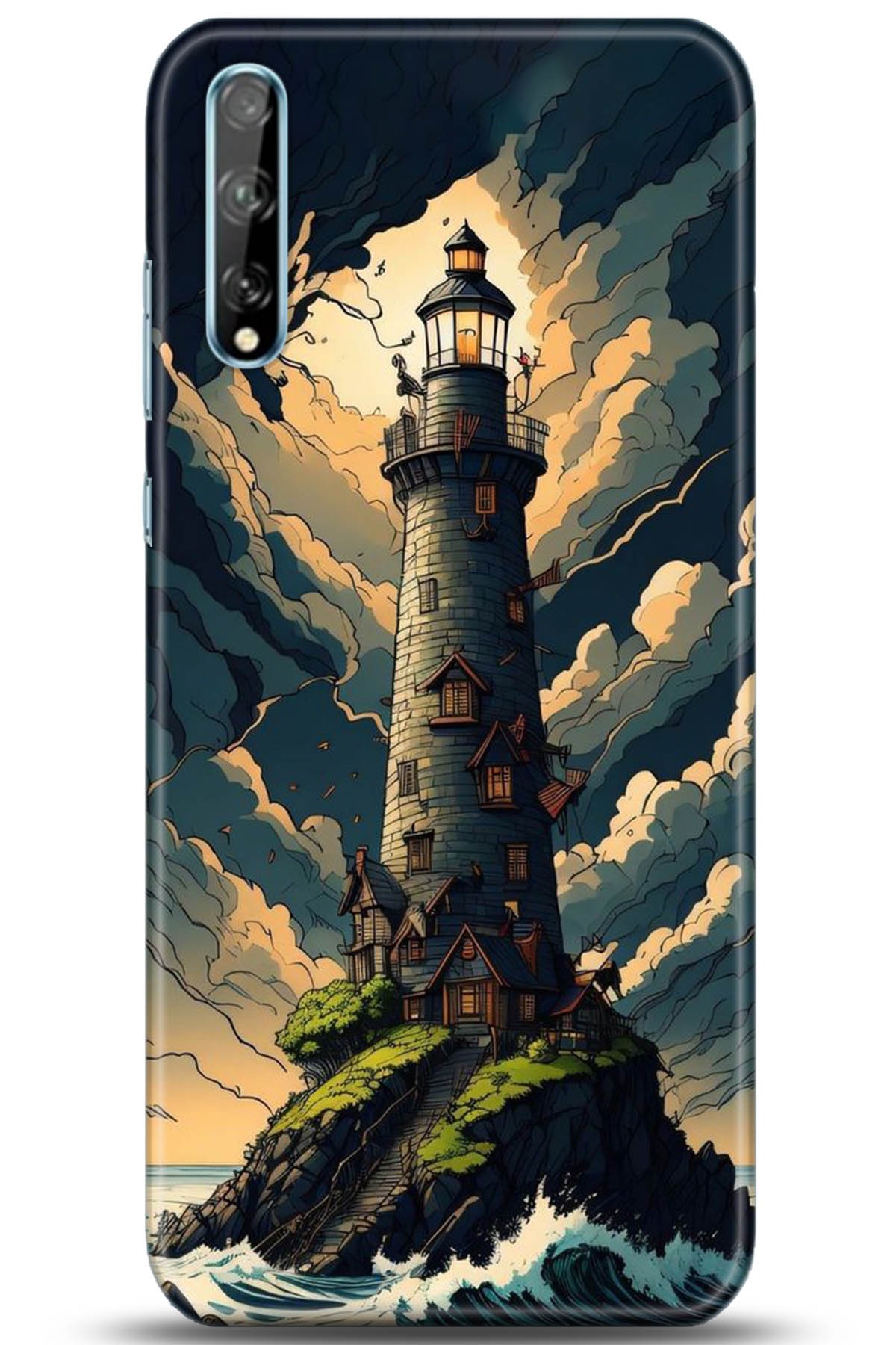 Huawei Y8P Uyumlu Kılıf HD Baskılı Kılıf - Followed Institution 5236