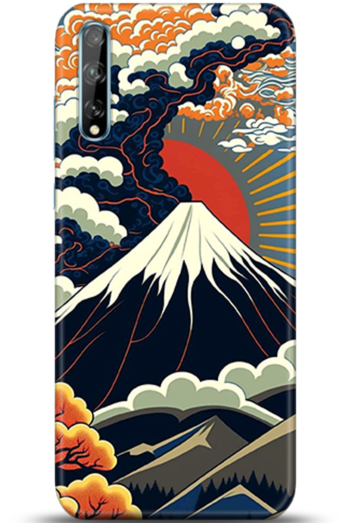 Huawei Y8P Uyumlu Kılıf HD Baskılı Kılıf - Followed Institution 5342