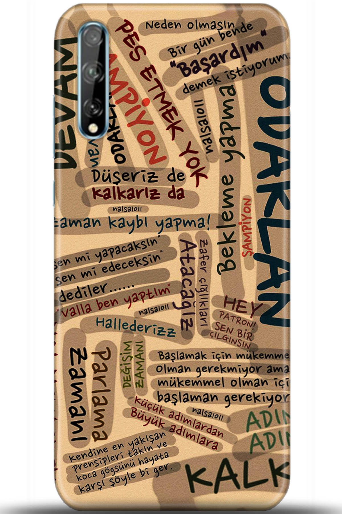 Huawei Y8P Uyumlu Kılıf HD Baskılı Kılıf - Followed Institution 5586