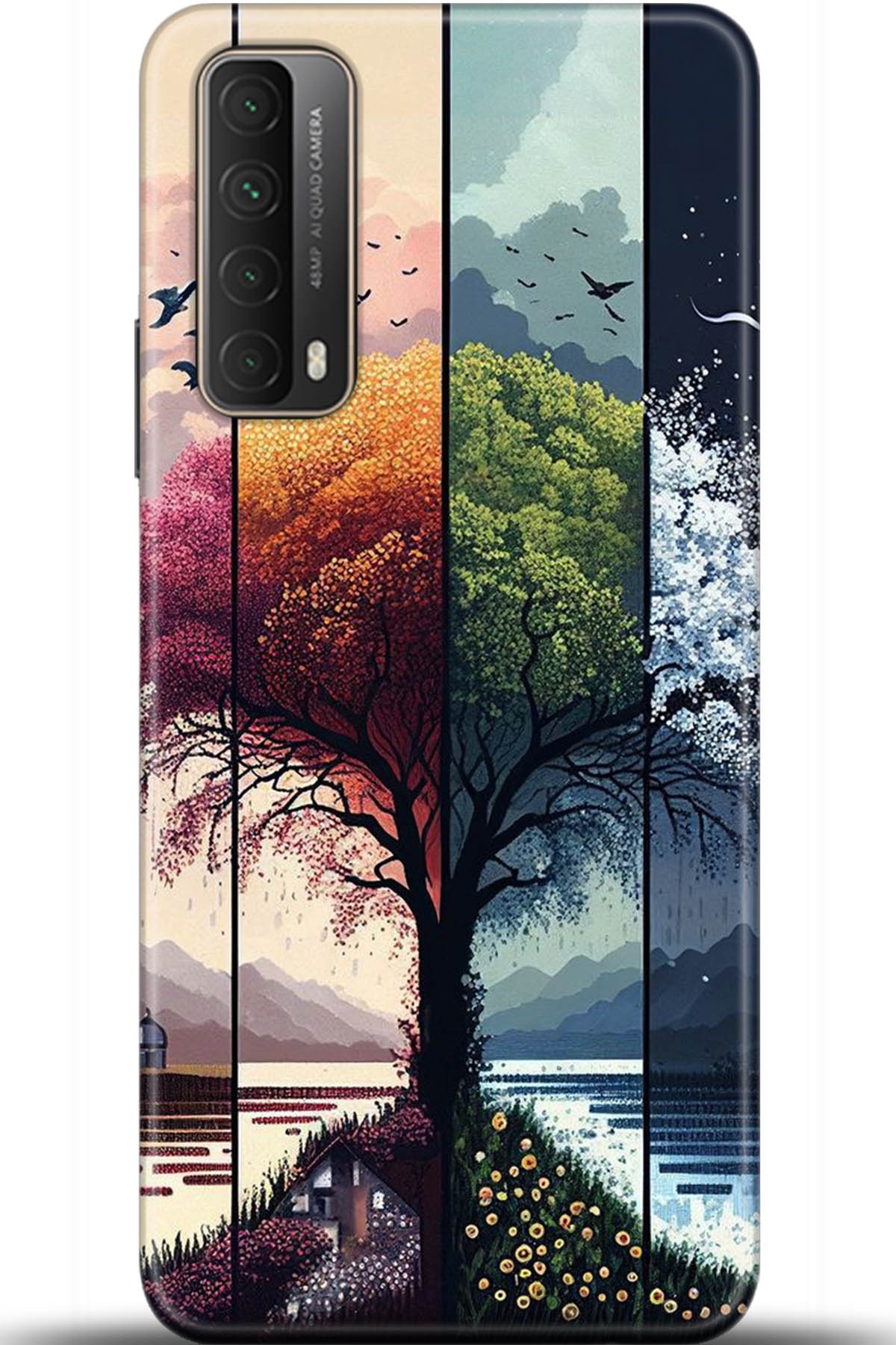 Huawei P Smart 2021 Uyumlu Kılıf HD Baskılı Kılıf - Followed Institution 5369