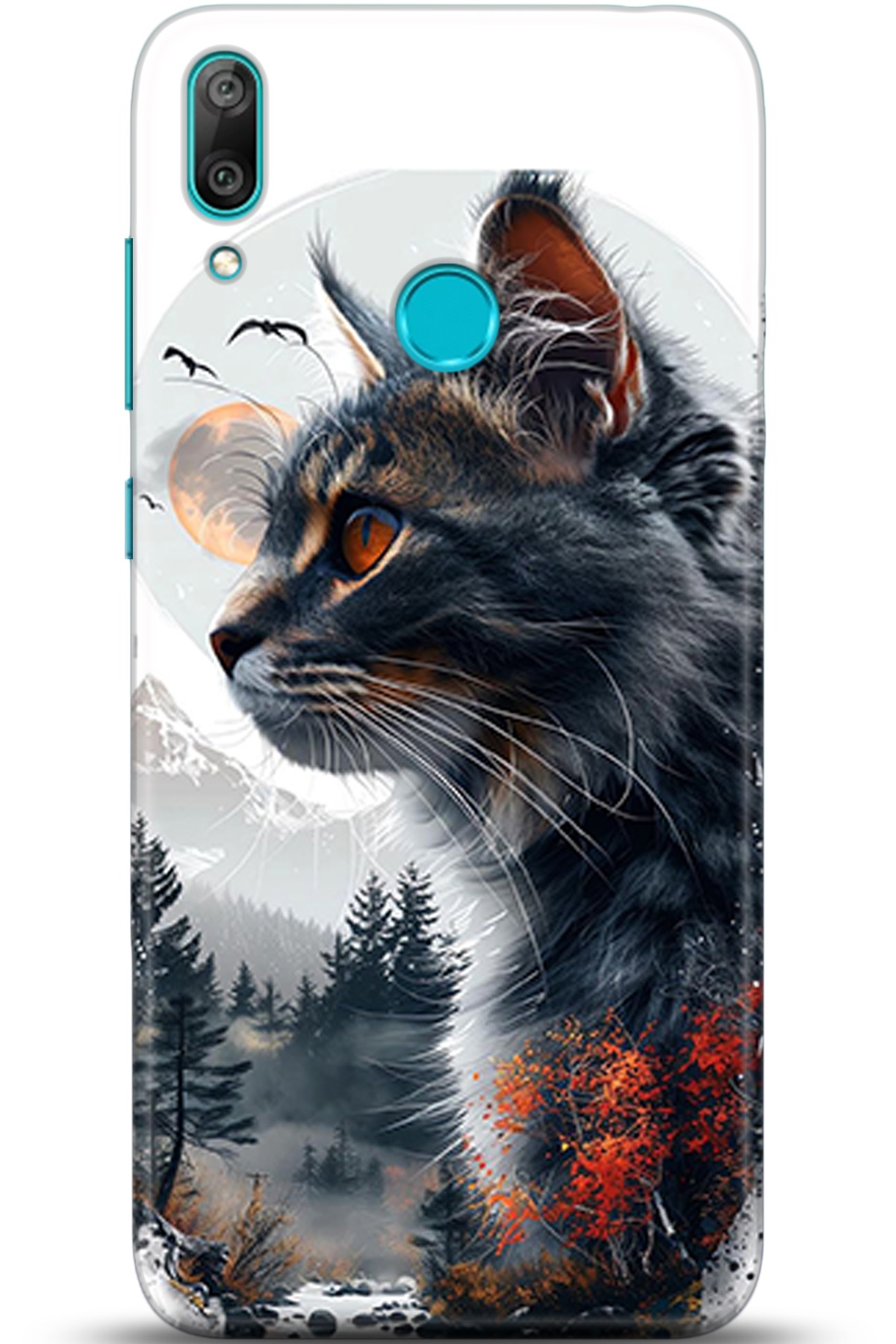 Huawei Y7 2019 Uyumlu Kılıf HD Baskılı Kılıf - Followed Institution 5319