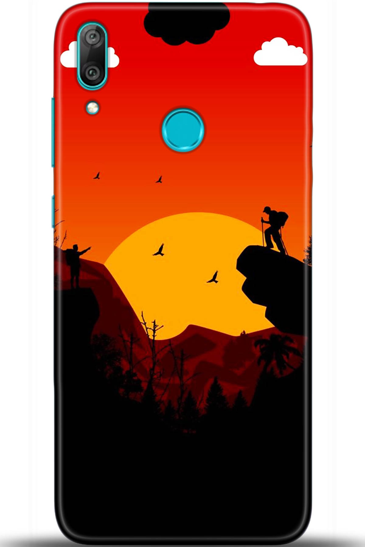 Huawei Y7 2019 Uyumlu Kılıf HD Baskılı Kılıf - Followed Institution 5407