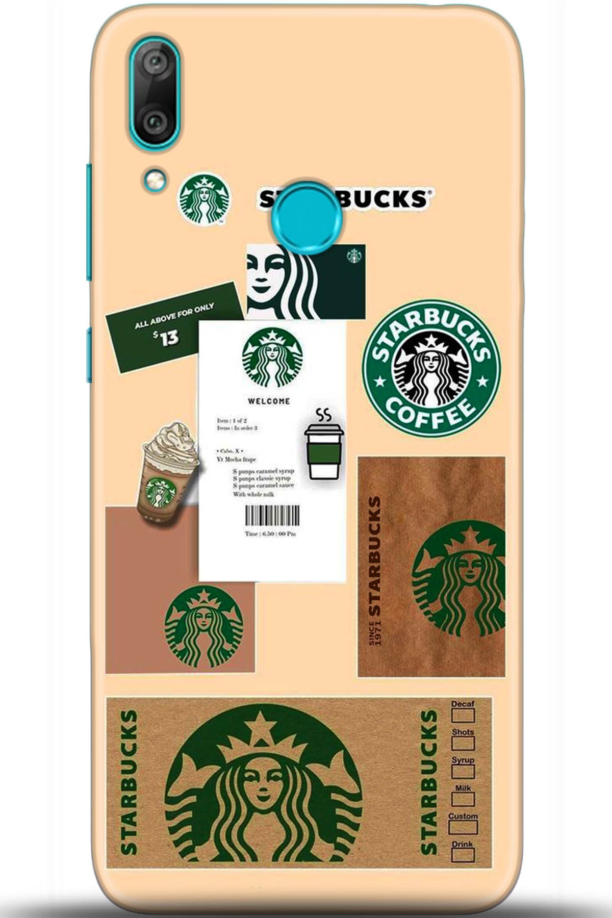 Huawei Y7 2019 Uyumlu Kılıf HD Baskılı Kılıf - Followed Institution 5470