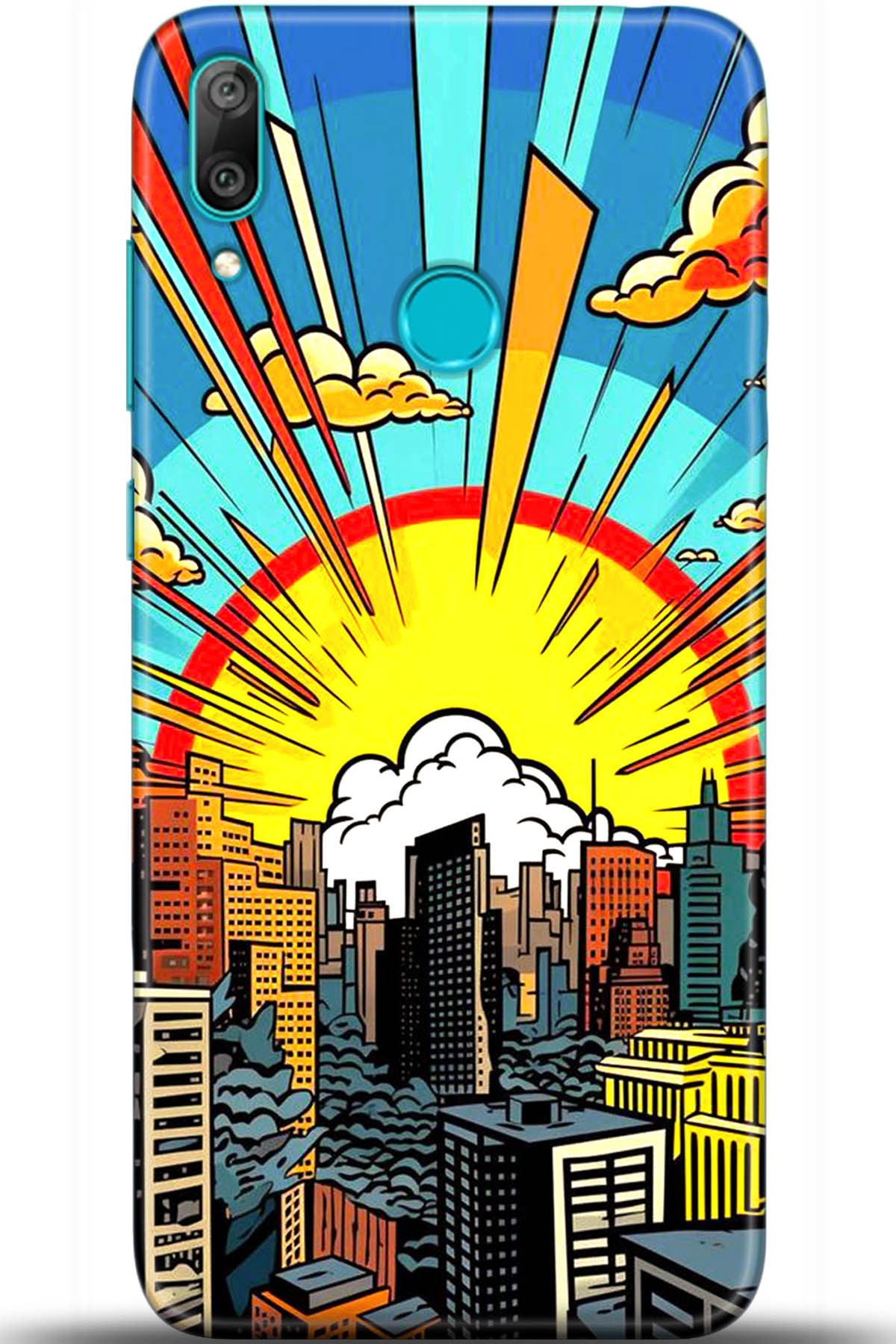 Huawei Y7 2019 Uyumlu Kılıf HD Baskılı Kılıf - Followed Institution 5571