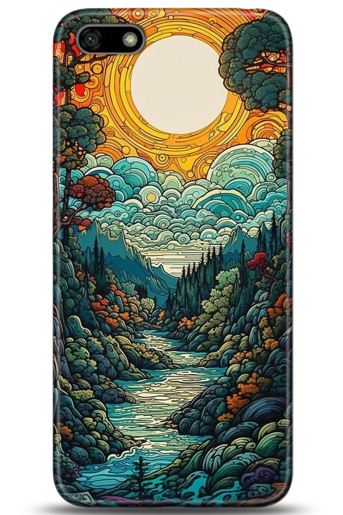 Huawei Y5 2018 Uyumlu Kılıf HD Baskılı Kılıf - Followed Institution 5198