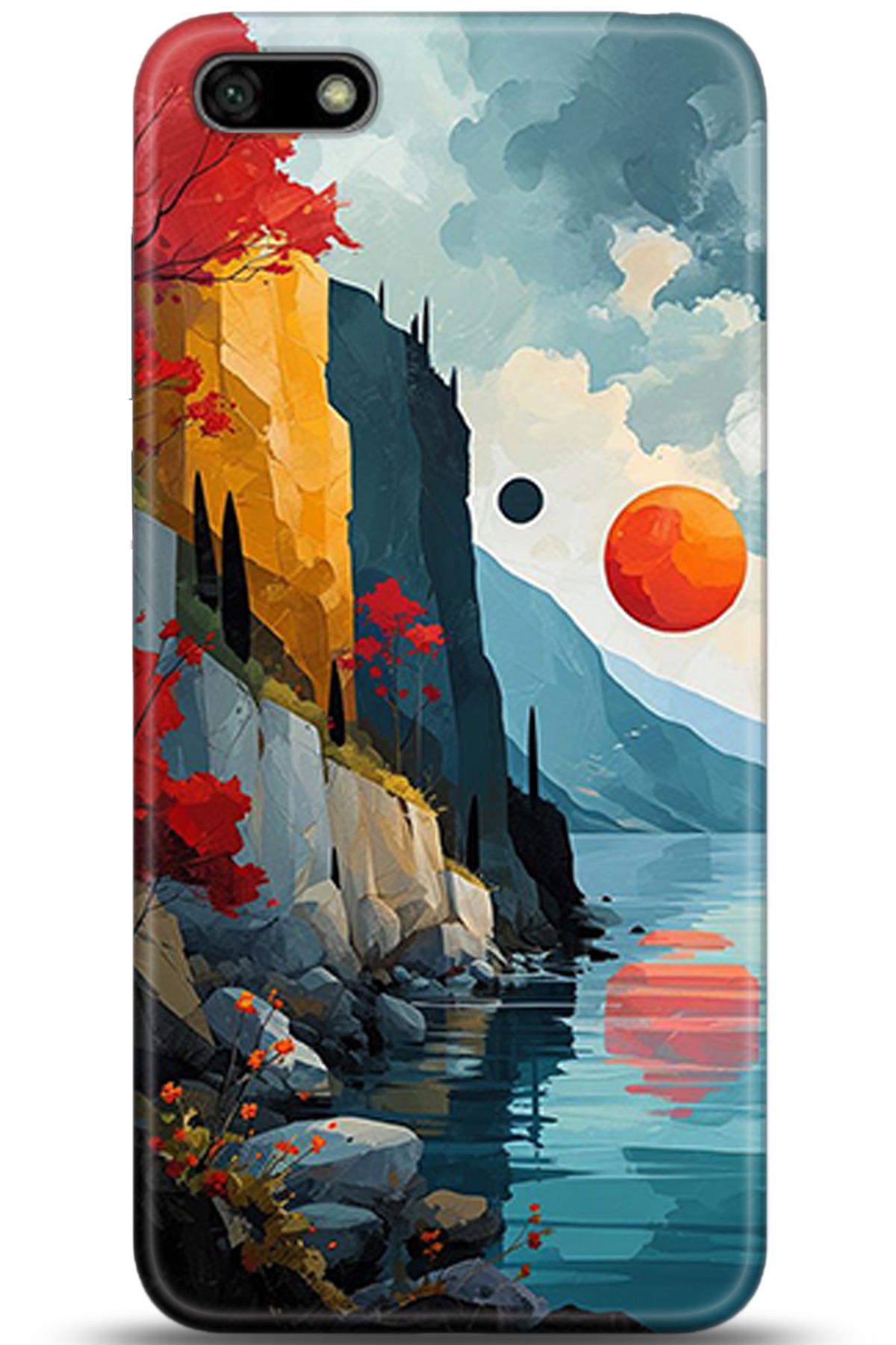 Huawei Y5 2018 Uyumlu Kılıf HD Baskılı Kılıf - Followed Institution 5368