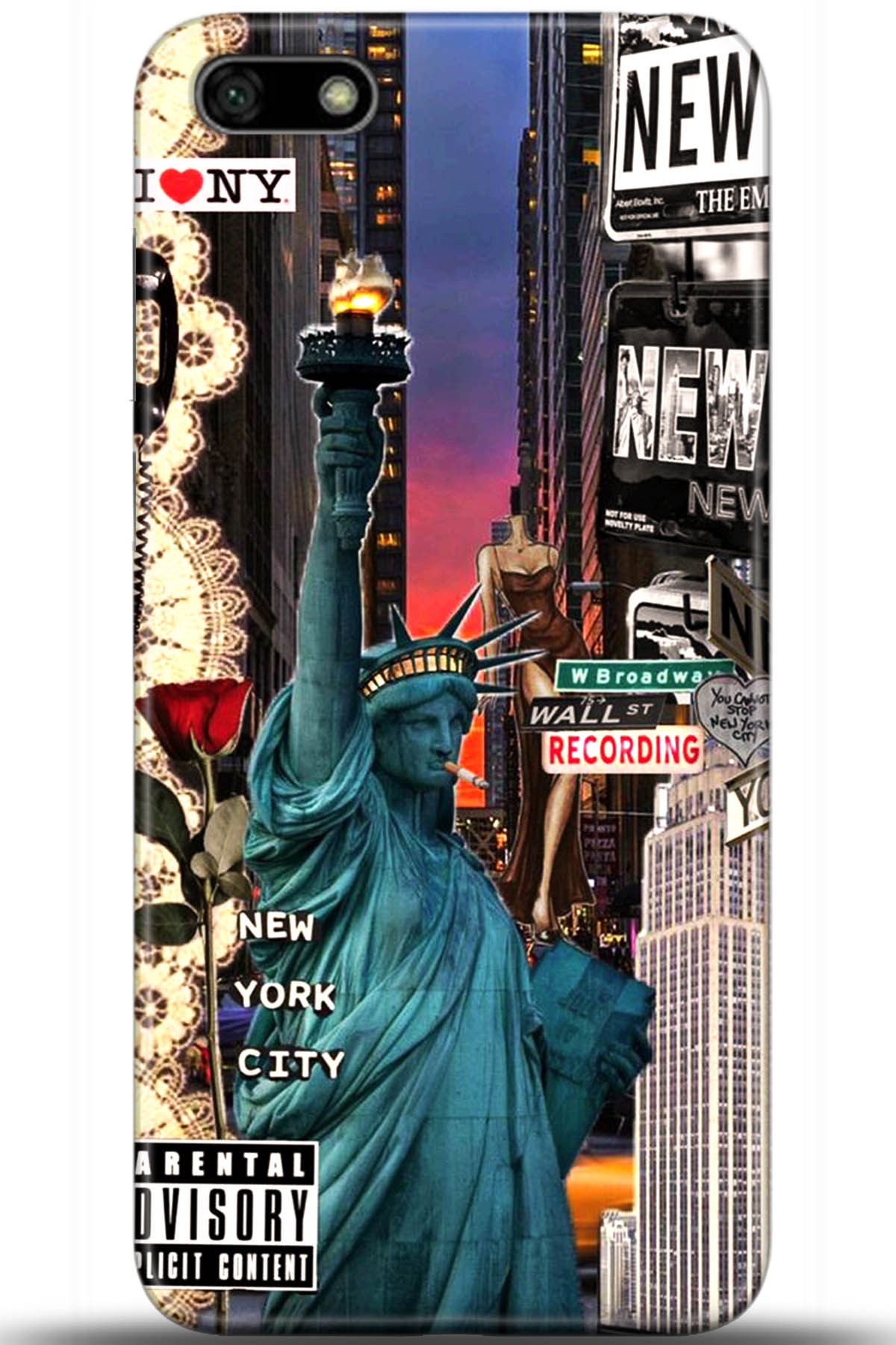 Huawei Y5 2018 Uyumlu Kılıf HD Baskılı Kılıf - Followed Institution 5618