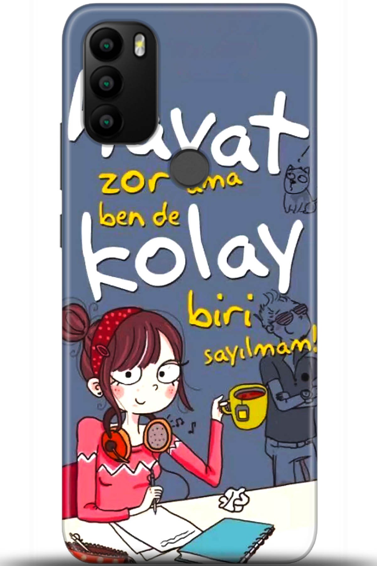 General Mobile GM 21 Plus Uyumlu Kılıf HD Baskılı Kılıf - Followed Institution 5686