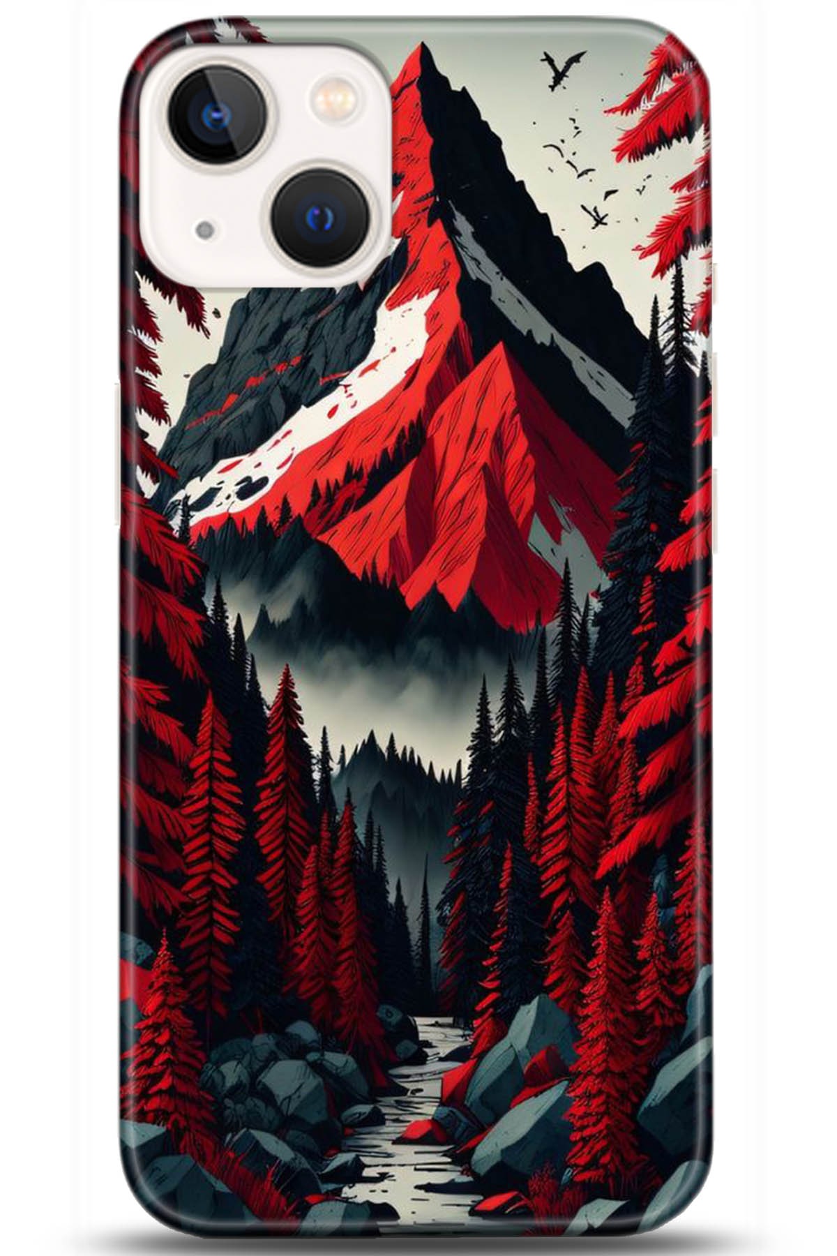 Apple iPhone 13 Kılıf HD Baskılı Kılıf - Followed Institution 5196