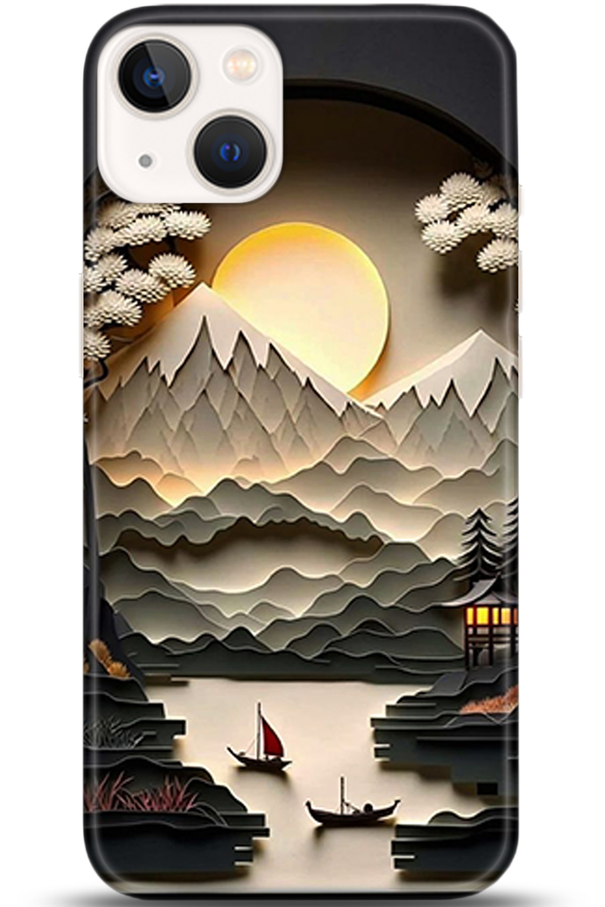 Apple iPhone 13 Kılıf HD Baskılı Kılıf - Followed Institution 5354