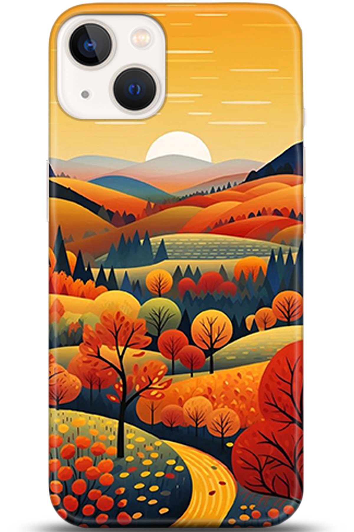 Apple iPhone 13 Kılıf HD Baskılı Kılıf - Followed Institution 5356