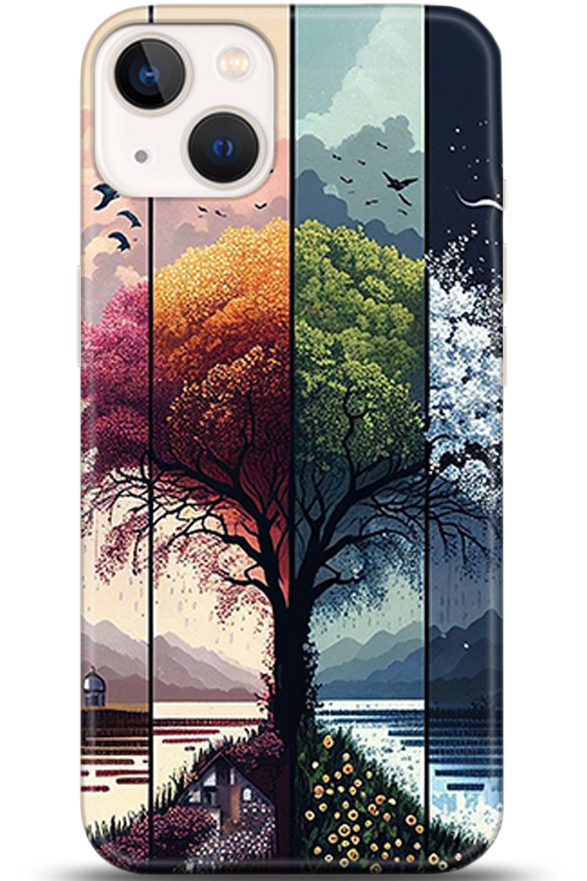 Apple iPhone 13 Kılıf HD Baskılı Kılıf - Followed Institution 5369