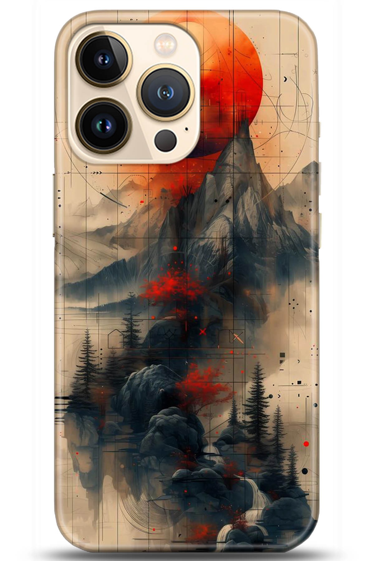 Apple iPhone 13 Pro Kılıf HD Baskılı Kılıf - Followed Institution 5244