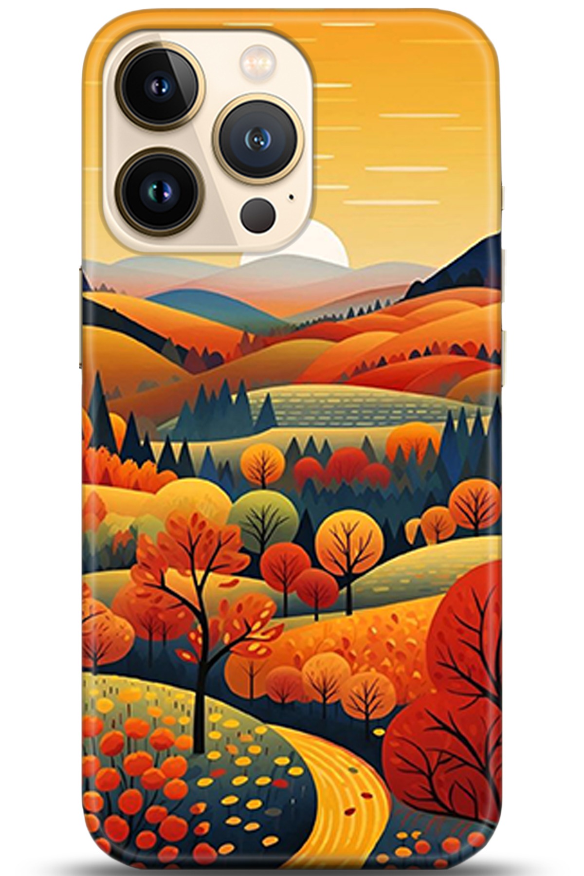 Apple iPhone 13 Pro Kılıf HD Baskılı Kılıf - Followed Institution 5356