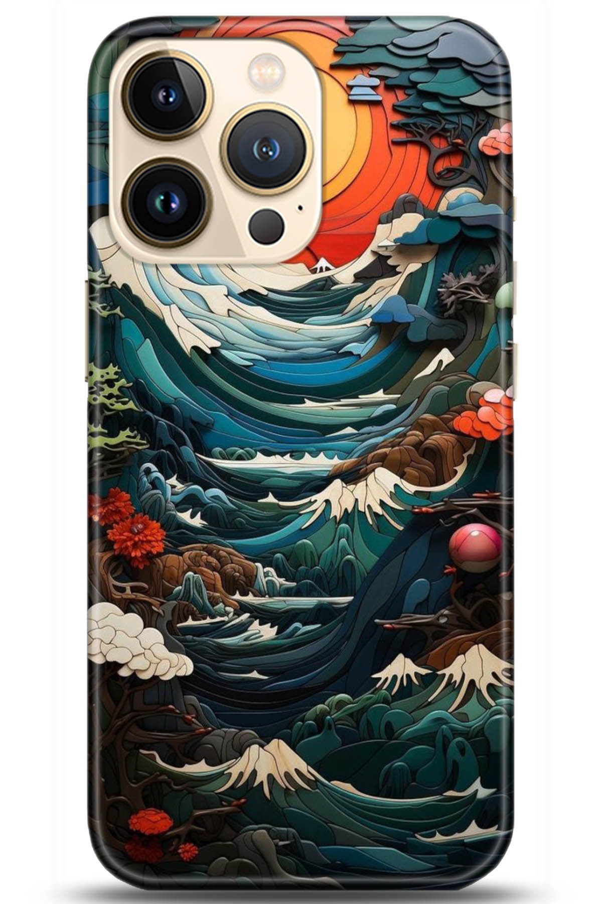 Apple iPhone 13 Pro Uyumlu Kılıf HD Baskılı Kılıf - Followed Institution 5009