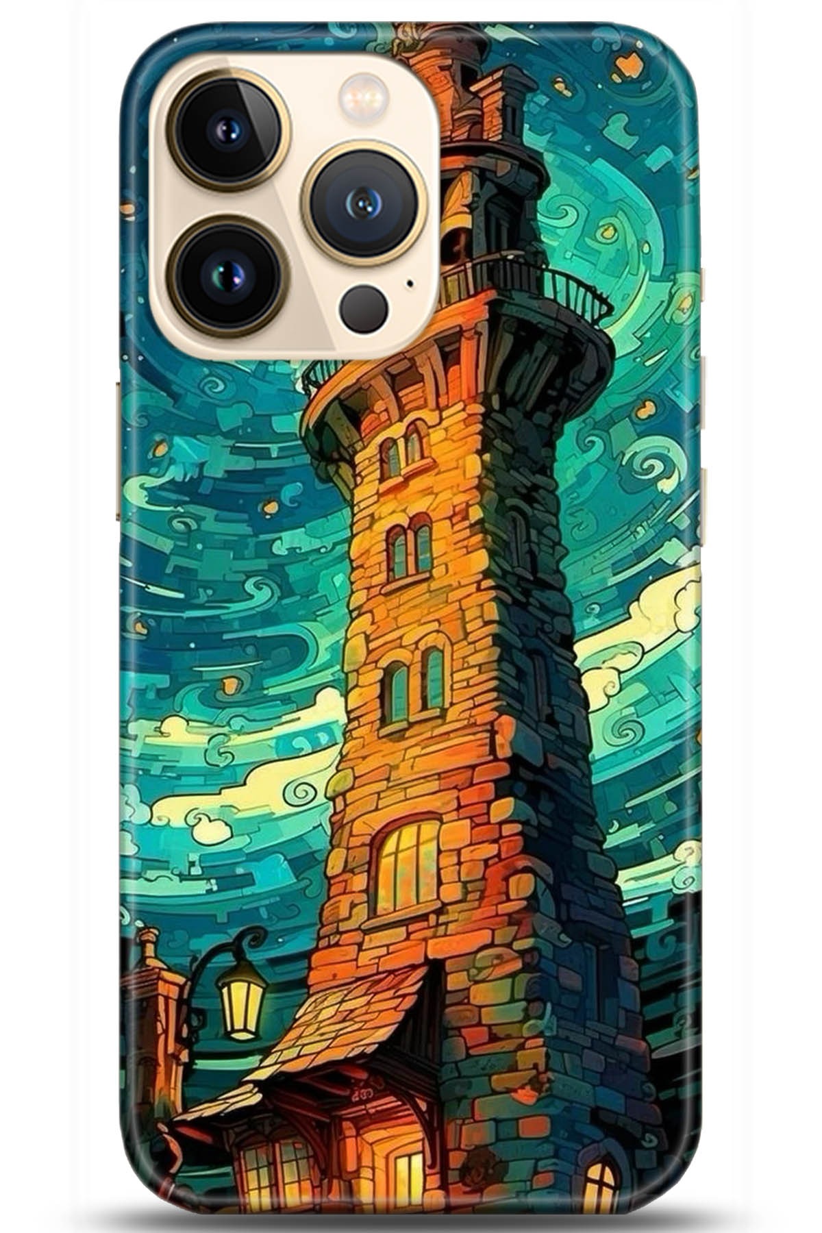 Apple iPhone 13 Pro Uyumlu Kılıf HD Baskılı Kılıf - Followed Institution 5233