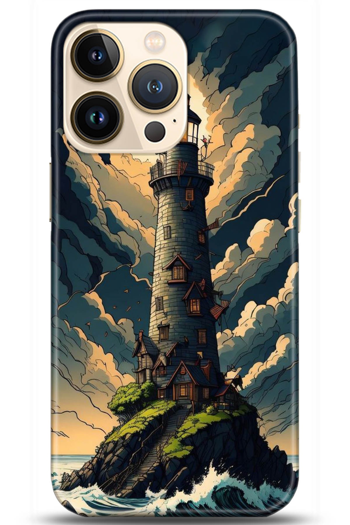 Apple iPhone 13 Pro Uyumlu Kılıf HD Baskılı Kılıf - Followed Institution 5236