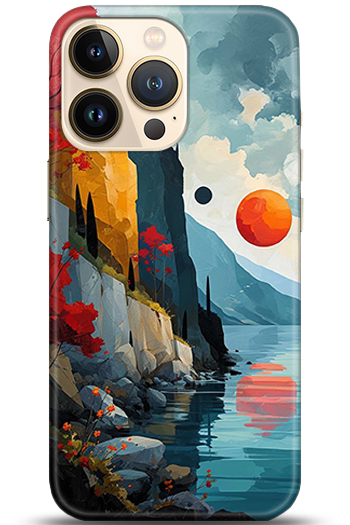 Apple iPhone 13 Pro Uyumlu Kılıf HD Baskılı Kılıf - Followed Institution 5368