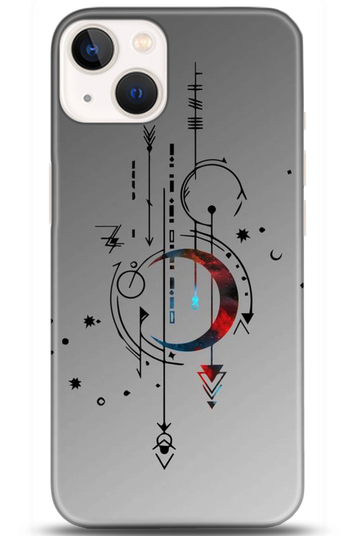 Apple iPhone 13 Mini Kılıf HD Baskılı Kılıf - Followed Institution 5182