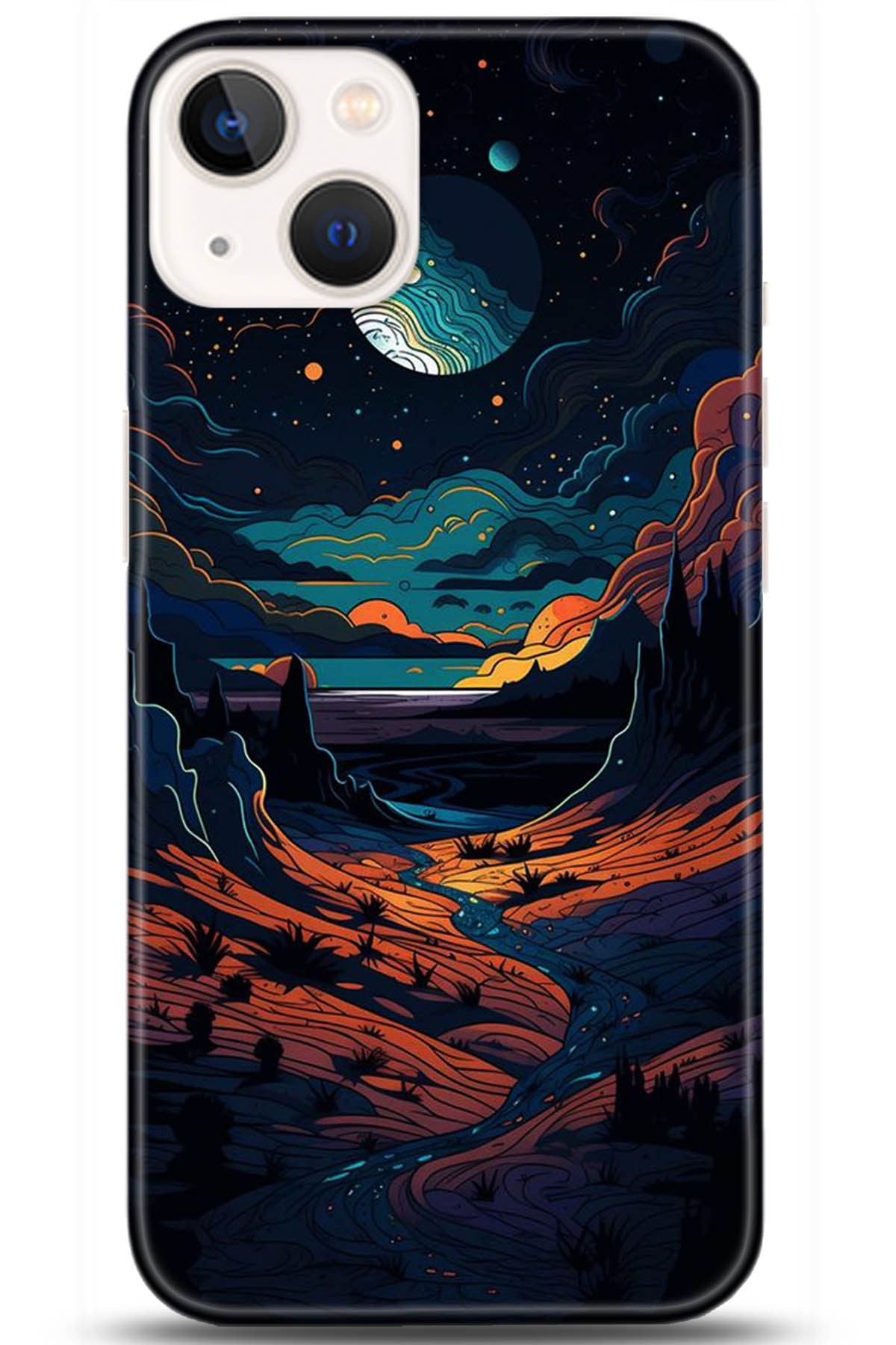 Apple iPhone 13 Mini Uyumlu Kılıf HD Baskılı Kılıf - Followed Institution 5275