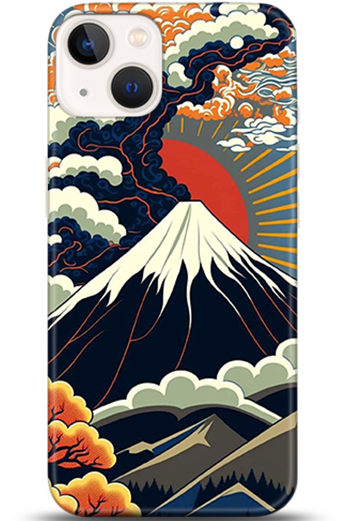 Apple iPhone 13 Mini Uyumlu Kılıf HD Baskılı Kılıf - Followed Institution 5342