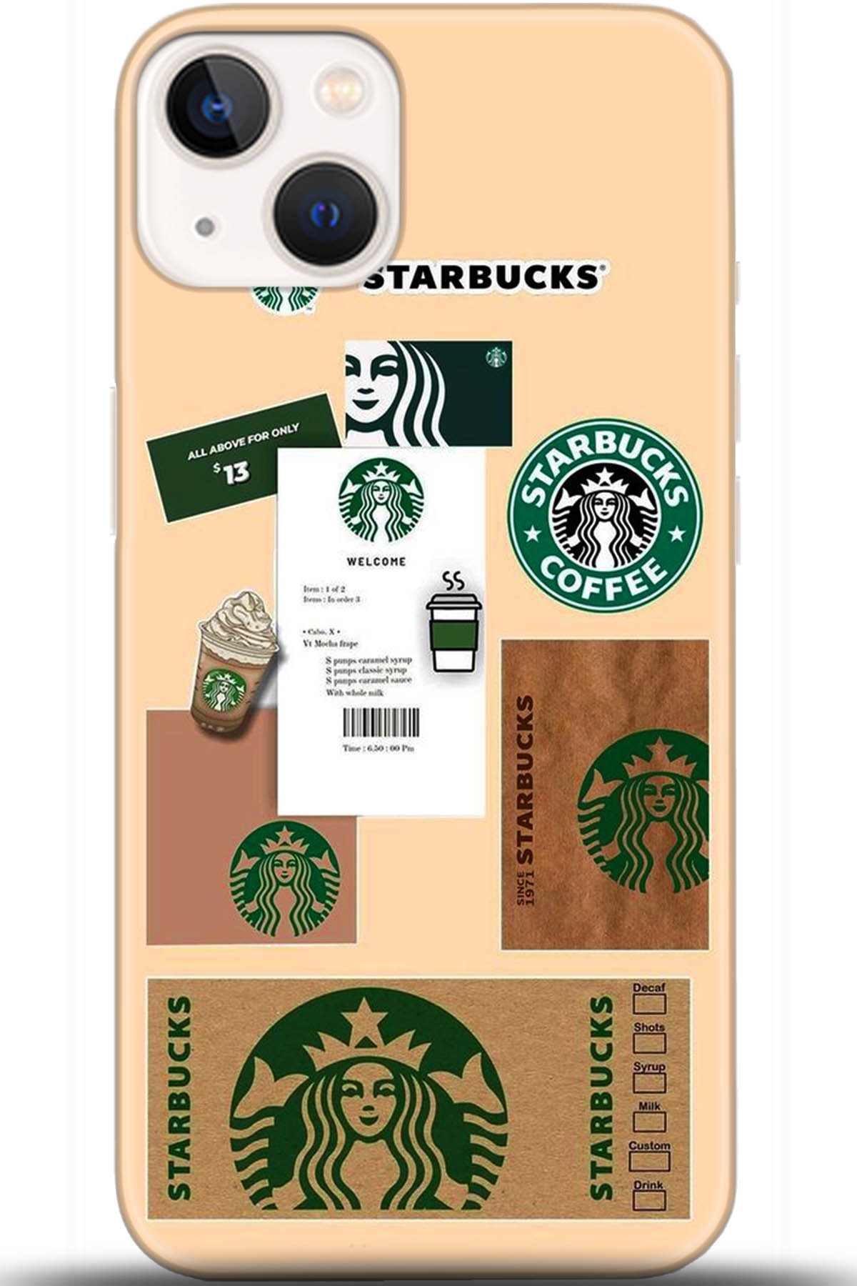 Apple iPhone 13 Mini Uyumlu Kılıf HD Baskılı Kılıf - Followed Institution 5470