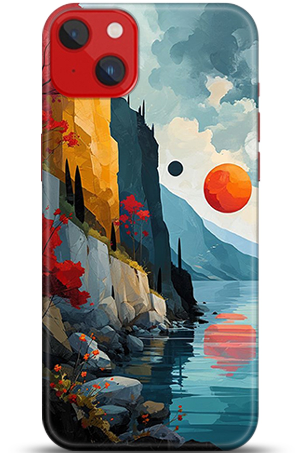 Apple iPhone 14 Kılıf HD Baskılı Kılıf - Followed Institution 5368