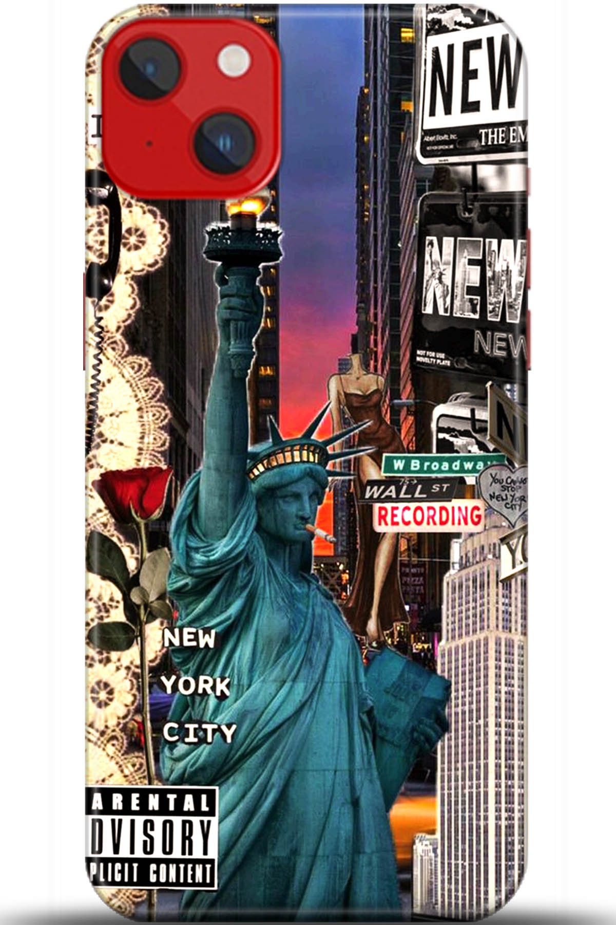 Apple iPhone 14 Kılıf HD Baskılı Kılıf - Followed Institution 5618