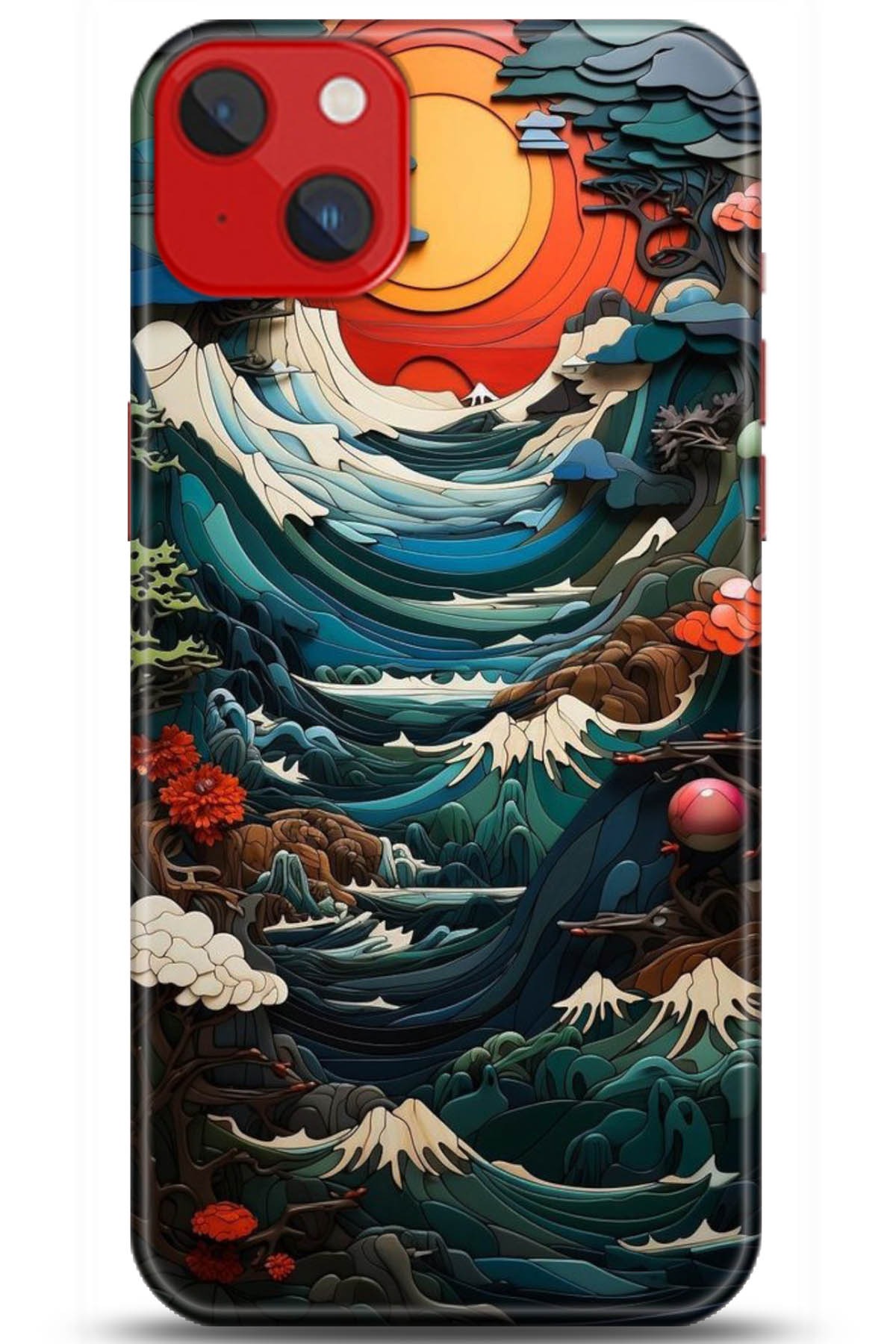 Apple iPhone 14 Uyumlu Kılıf HD Baskılı Kılıf - Followed Institution 5009