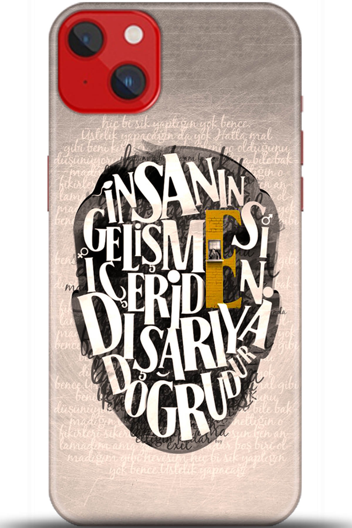 Apple iPhone 14 Plus Kılıf HD Baskılı Kılıf - Followed Institution 5587