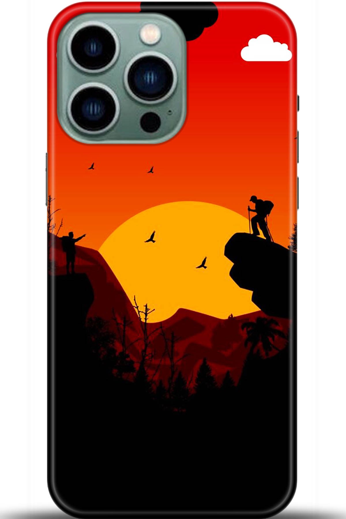 Apple iPhone 14 Pro Kılıf HD Baskılı Kılıf - Followed Institution 5407