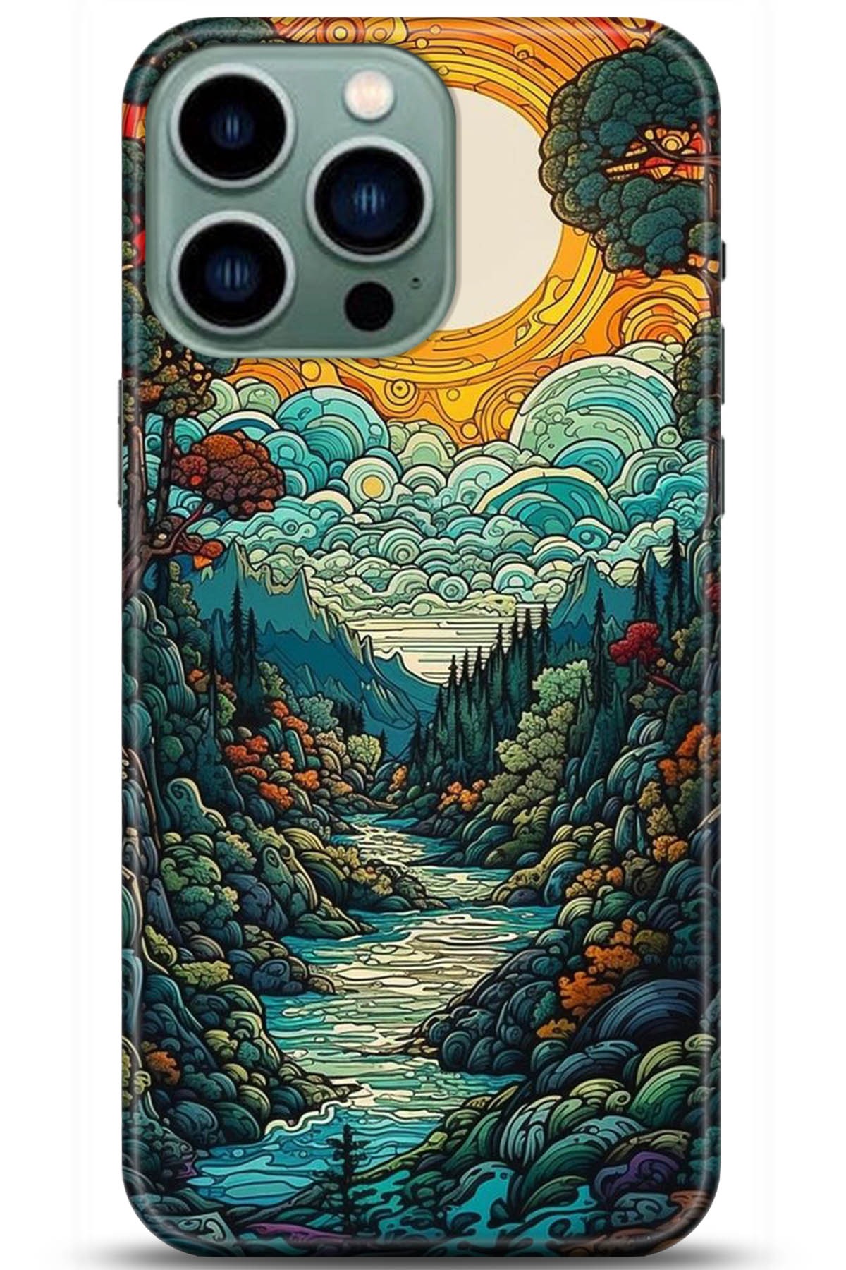 Apple iPhone 14 Pro Uyumlu Kılıf HD Baskılı Kılıf - Followed Institution 5198