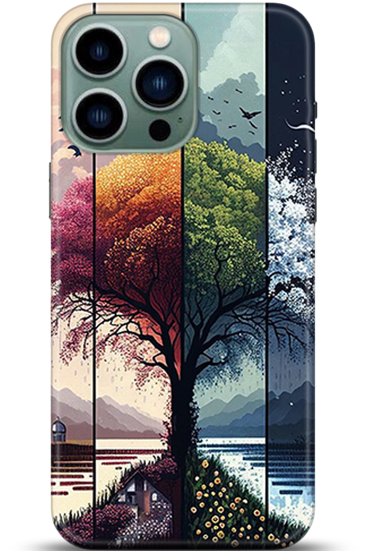 Apple iPhone 14 Pro Max Kılıf HD Baskılı Kılıf - Followed Institution 5369