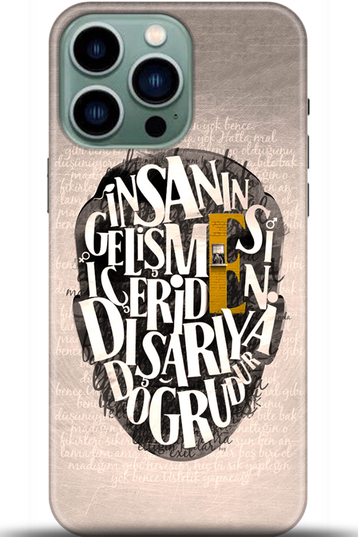 Apple iPhone 14 Pro Max Uyumlu Kılıf HD Baskılı Kılıf - Followed Institution 5587