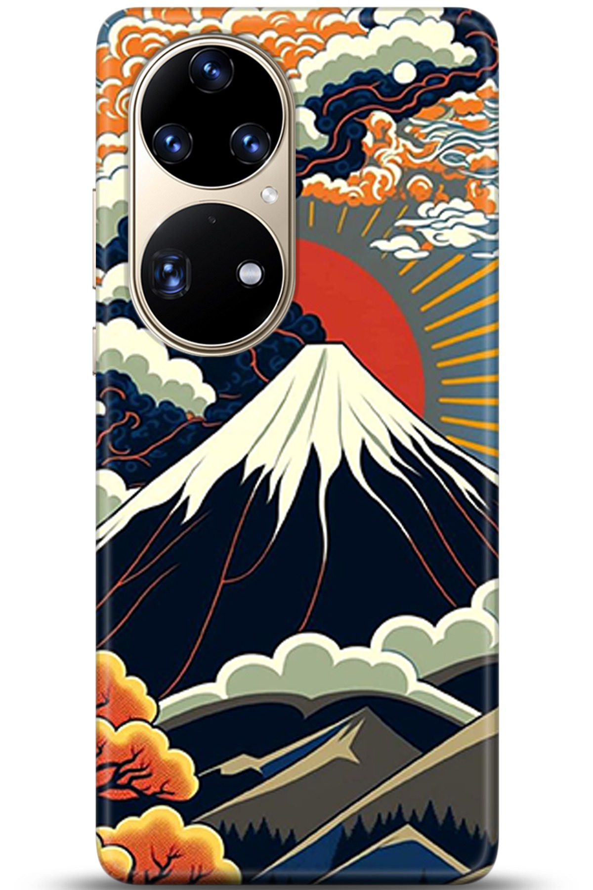 Huawei P50 Pro Uyumlu Kılıf HD Baskılı Kılıf - Followed Institution 5342