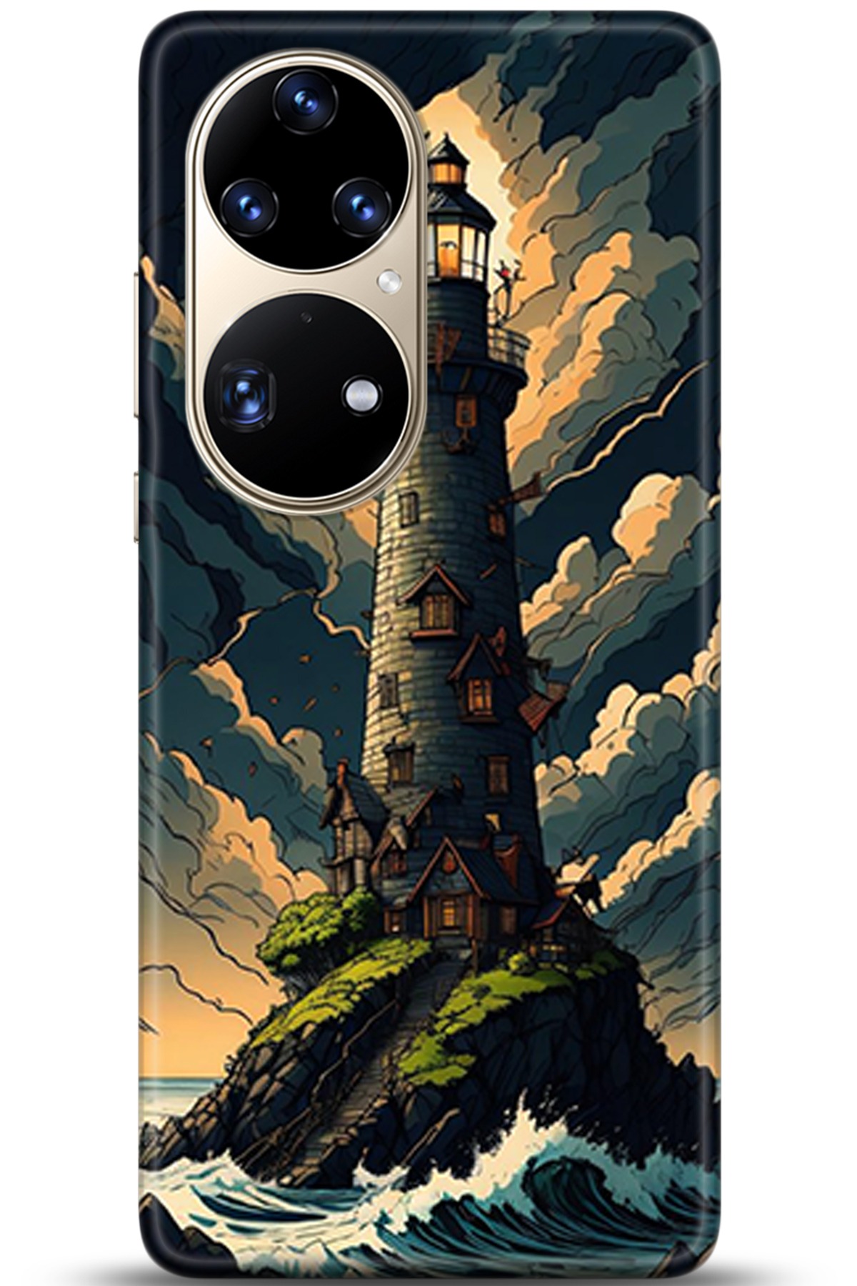 Huawei P50 Pro Uyumlu Kılıf HD Baskılı Kılıf - Followed Institution 5363